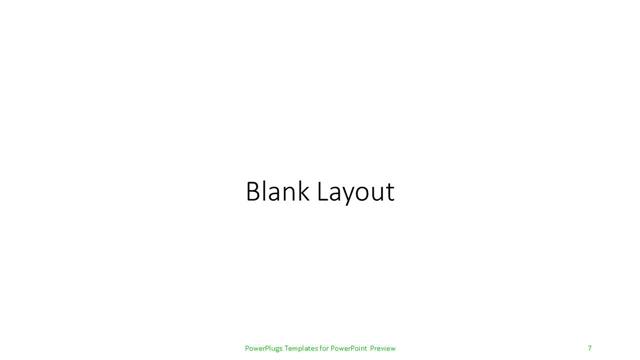 Blank presentation slide layout