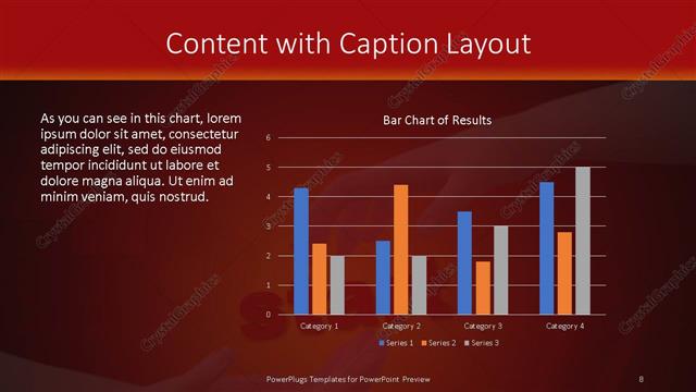 Content with Caption presentation slide layout