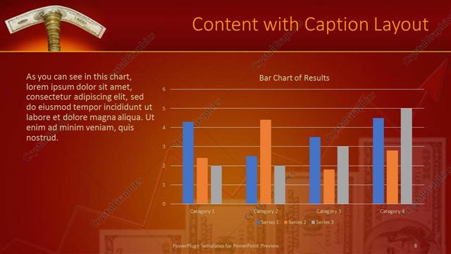 Content with Caption presentation slide layout