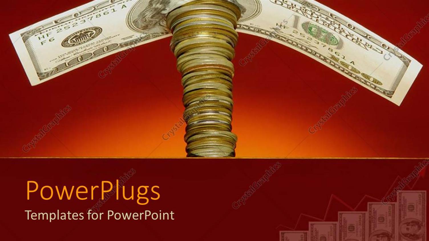 Featuring One Hundred Dollar Bill on Top of a Stack of Coins, Savings, Retirement, Wealth Management, Finance