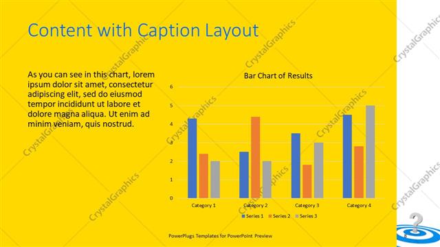 Content with Caption presentation slide layout