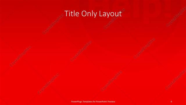 Title Only presentation slide layout