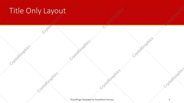 Title Only presentation slide layout