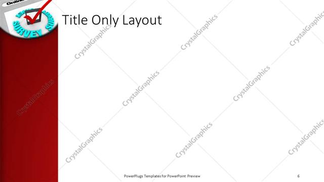 Title Only presentation slide layout