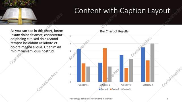 Content with Caption presentation slide layout