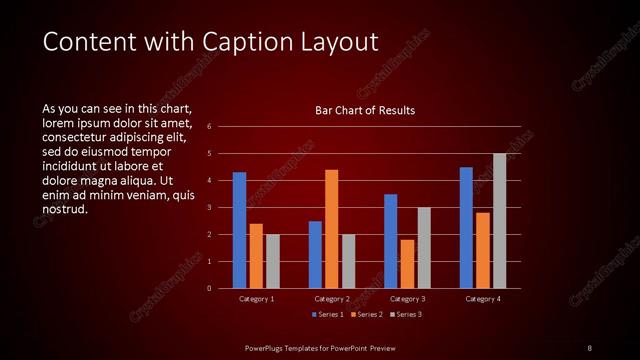 Content with Caption presentation slide layout