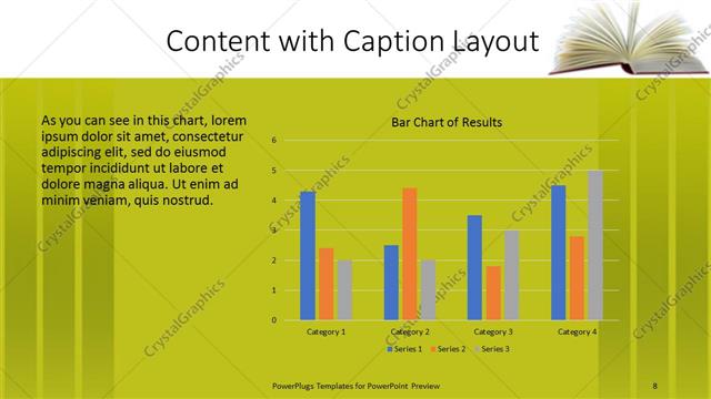Content with Caption presentation slide layout