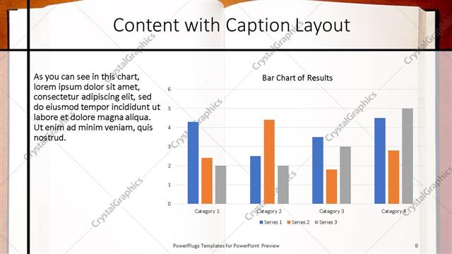 Content with Caption presentation slide layout