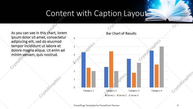 Content with Caption presentation slide layout