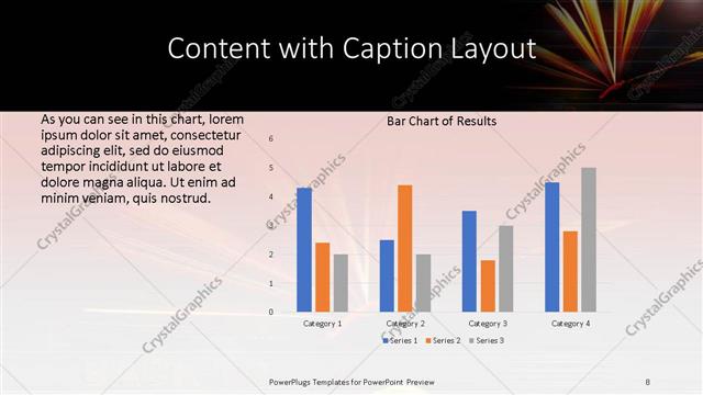 Content with Caption presentation slide layout