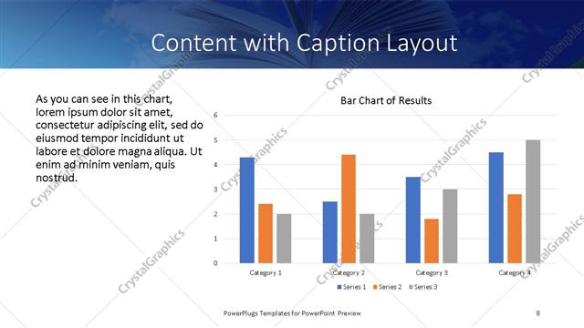 Content with Caption presentation slide layout