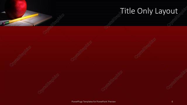 Title Only presentation slide layout