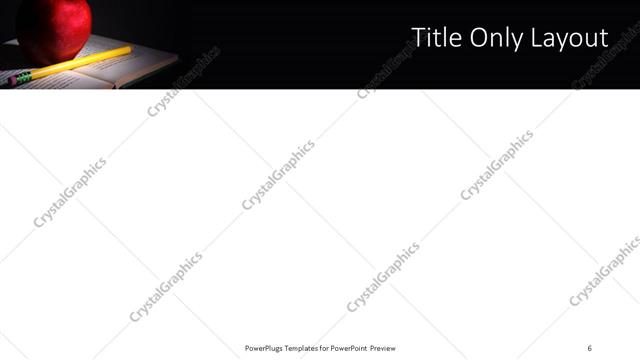 Title Only presentation slide layout