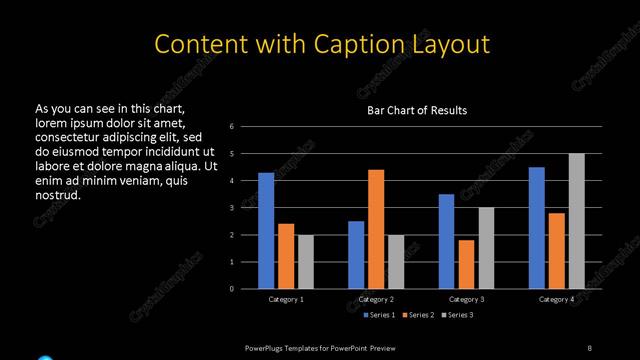 Content with Caption presentation slide layout