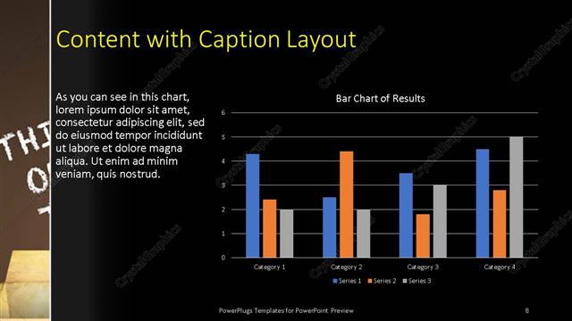 Content with Caption presentation slide layout