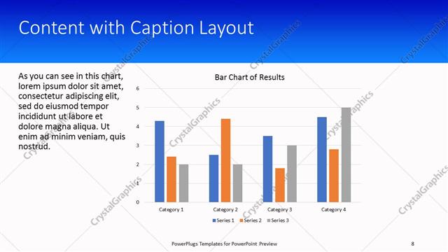Content with Caption presentation slide layout