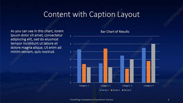 Content with Caption presentation slide layout