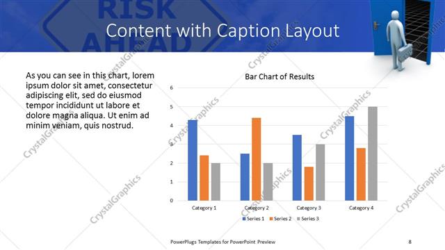 Content with Caption presentation slide layout