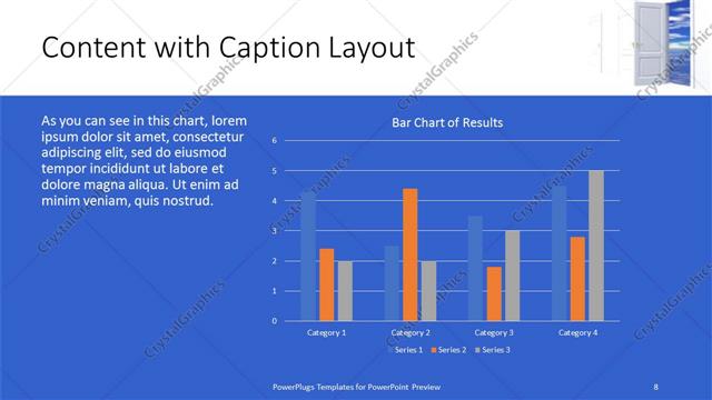 Content with Caption presentation slide layout
