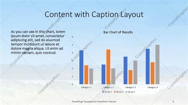 Content with Caption presentation slide layout