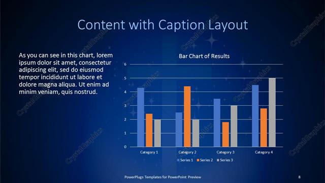 Content with Caption presentation slide layout