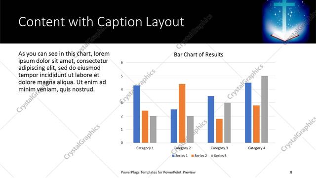 Content with Caption presentation slide layout