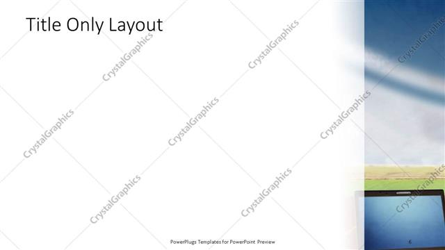 Title Only presentation slide layout