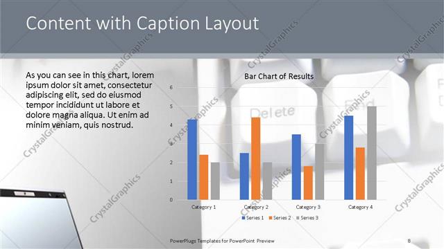Content with Caption presentation slide layout