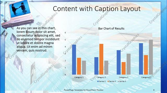 Content with Caption presentation slide layout