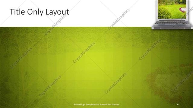 Title Only presentation slide layout