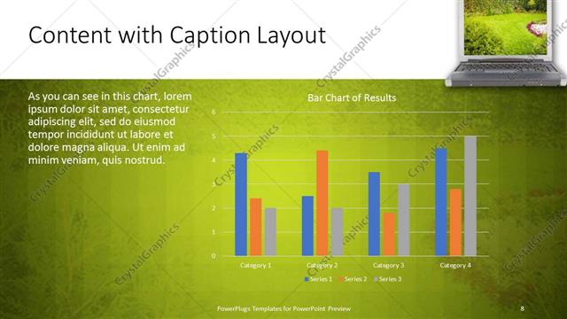 Content with Caption presentation slide layout