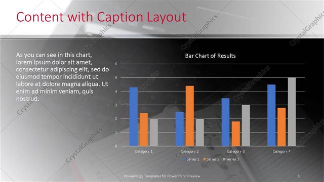 Content with Caption presentation slide layout