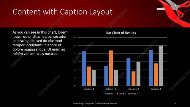 Content with Caption presentation slide layout