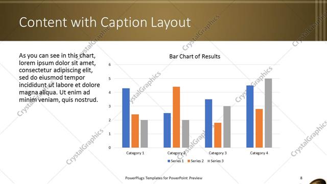 Content with Caption presentation slide layout