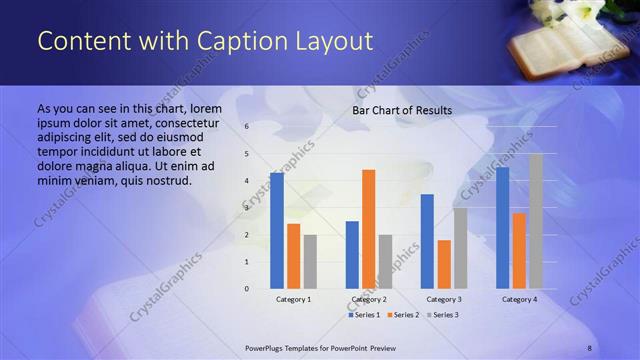 Content with Caption presentation slide layout