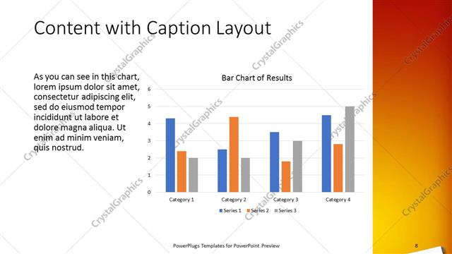 Content with Caption presentation slide layout