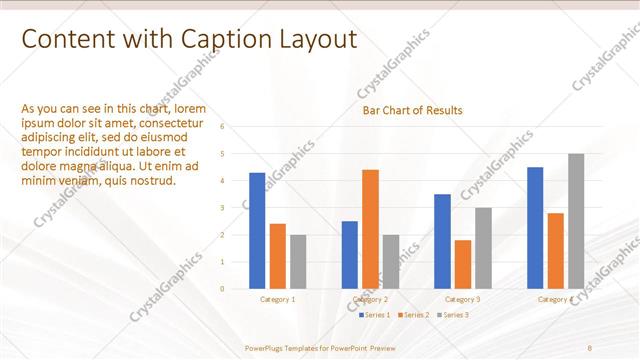 Content with Caption presentation slide layout