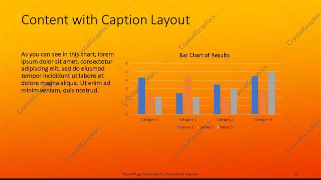 Content with Caption presentation slide layout