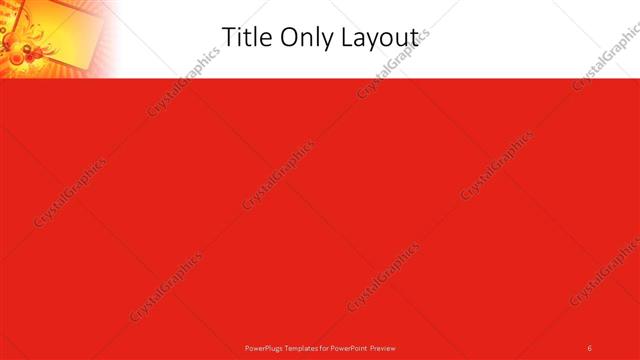 Title Only presentation slide layout