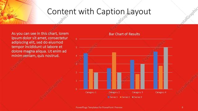 Content with Caption presentation slide layout
