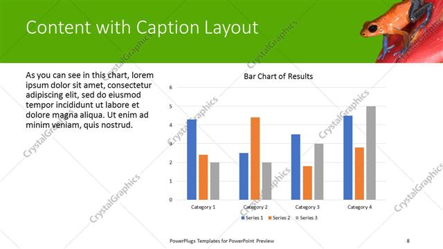 Content with Caption presentation slide layout