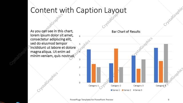 Content with Caption presentation slide layout