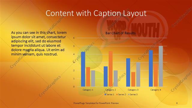 Content with Caption presentation slide layout