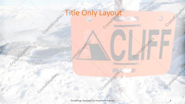 Title Only presentation slide layout