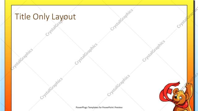 Title Only presentation slide layout