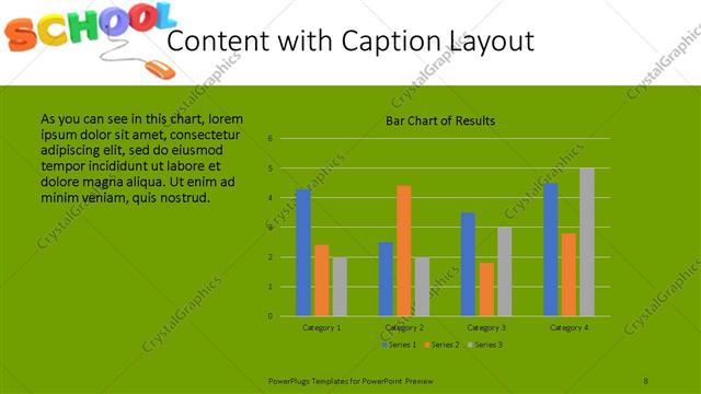 Content with Caption presentation slide layout