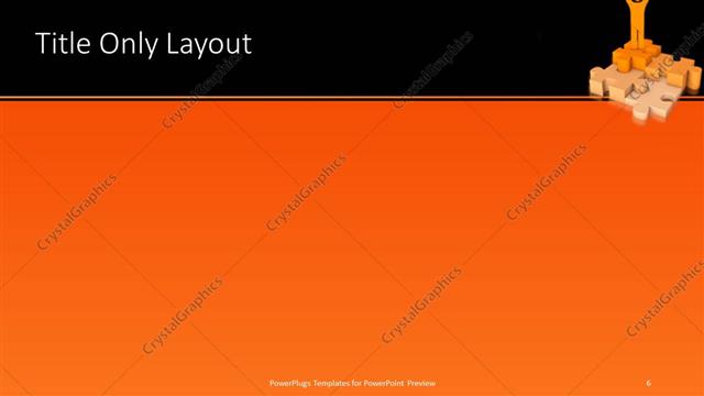 Title Only presentation slide layout