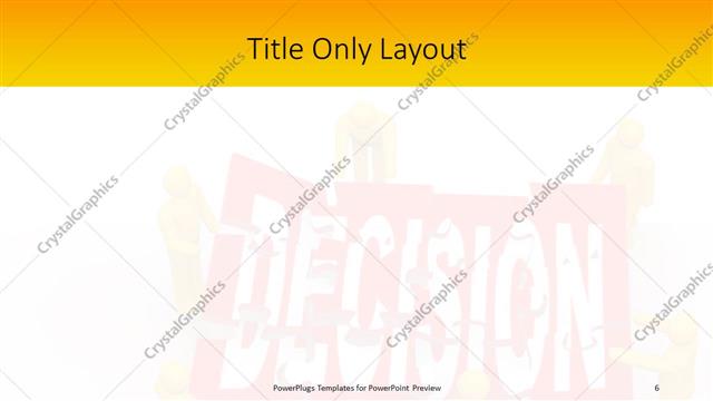Title Only presentation slide layout
