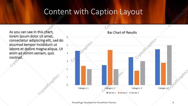 Content with Caption presentation slide layout