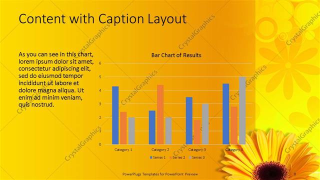 Content with Caption presentation slide layout